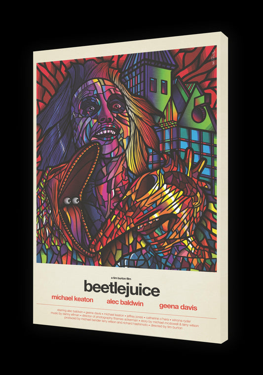 Tableau BEETLEJUICE Par VAN ORTON ArtAndToys