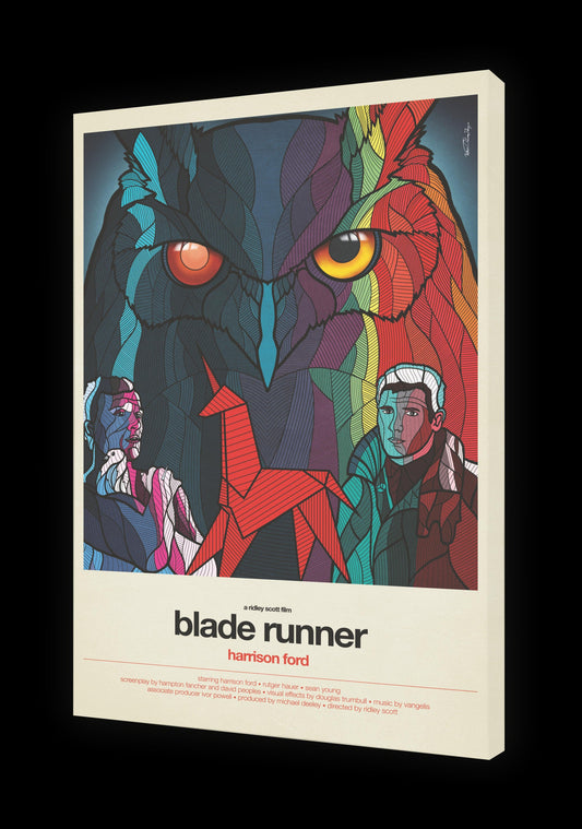 Tableau BLADE RUNNER Par VAN ORTON ArtAndToys