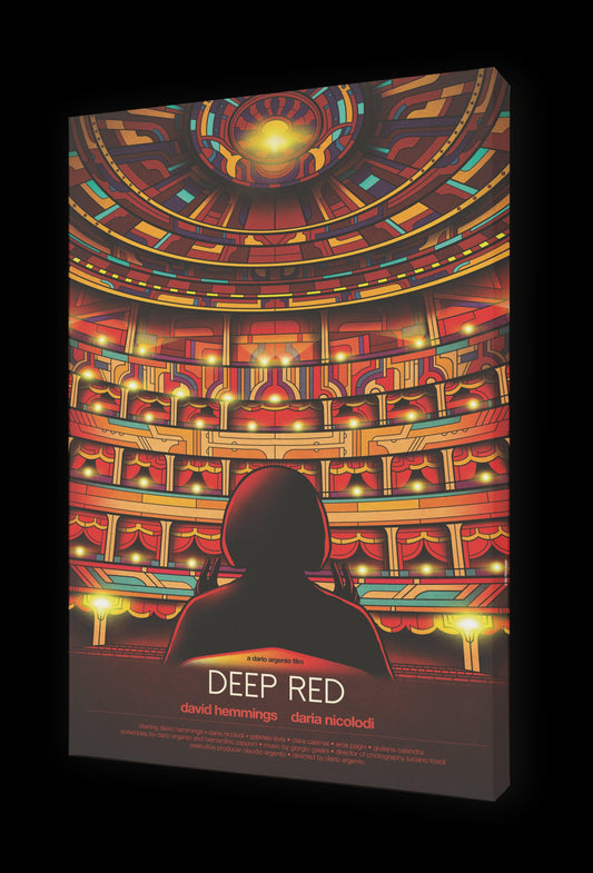 Tableau DEEP RED Par VAN ORTON ArtAndToys