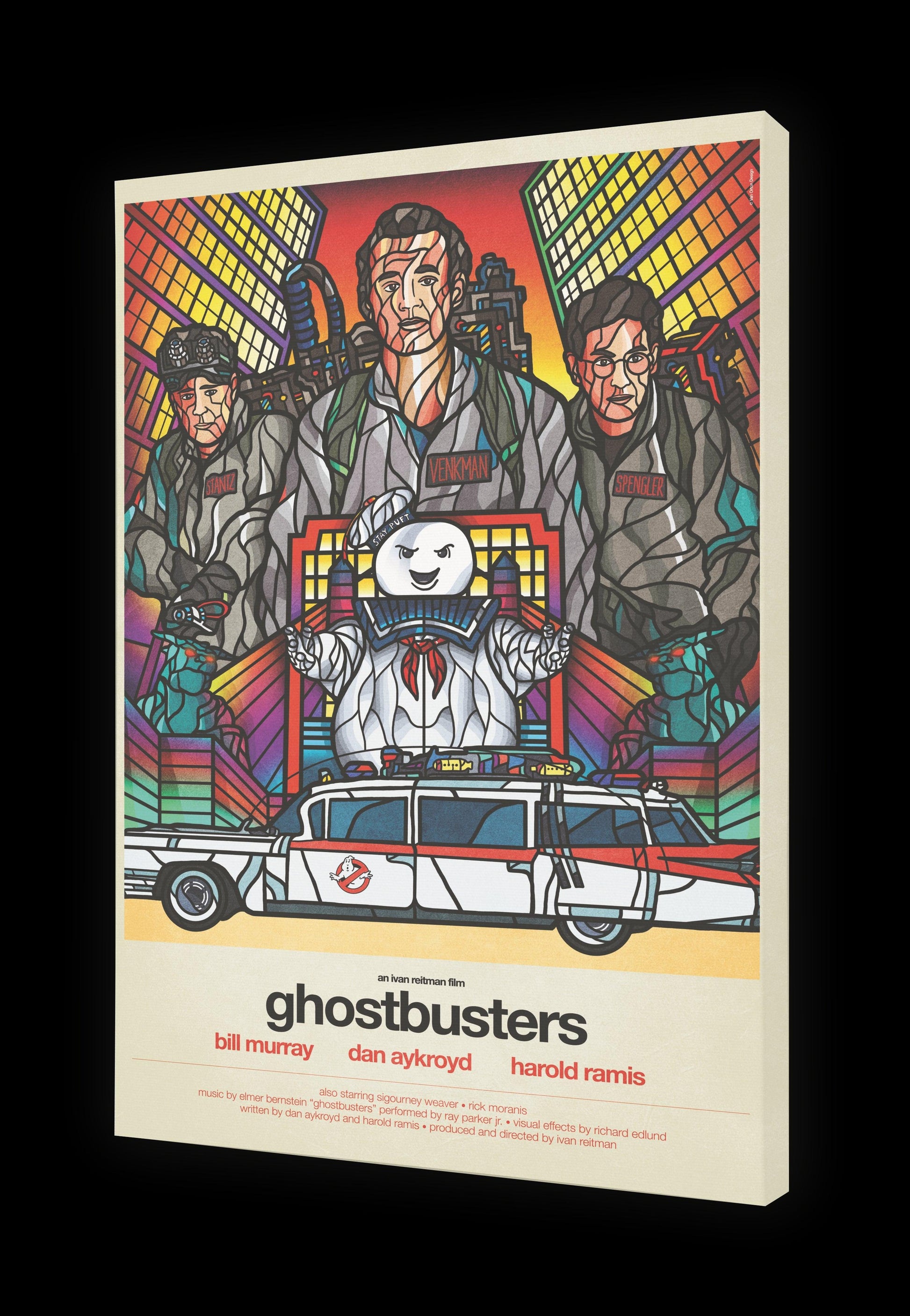 Tableau GHOSTBUSTER Par VAN ORTON ArtAndToys