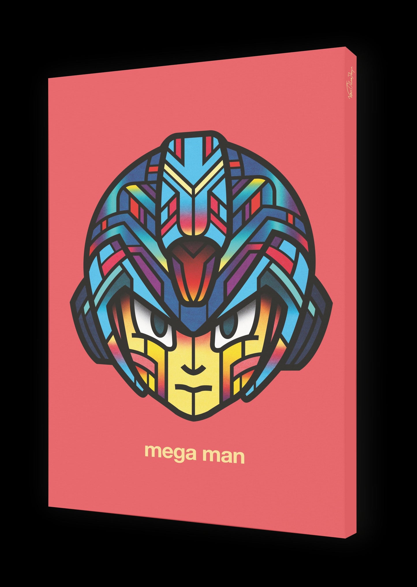 Tableau MEGA MAN Par VAN ORTON ArtAndToys