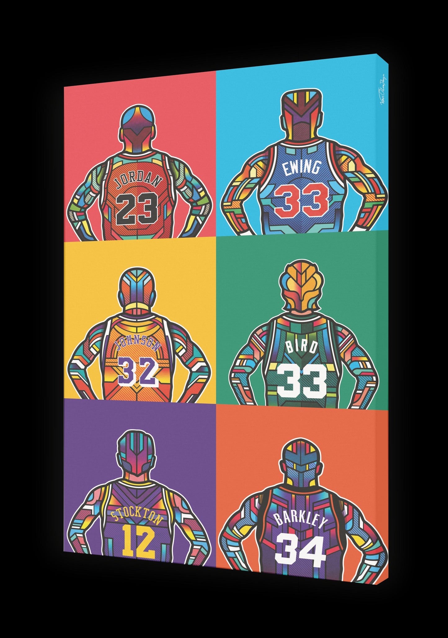 Tableau NBA LEGENDE Par VAN ORTON ArtAndToys