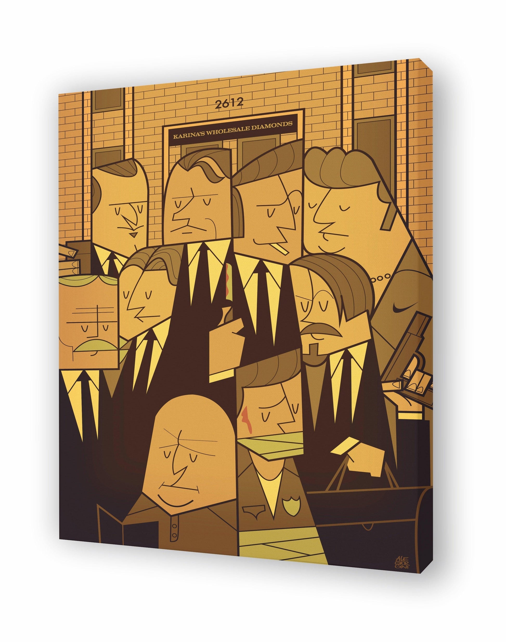 Tableau RESERVOIR DOGS par Ale Giorgini ArtAndToys