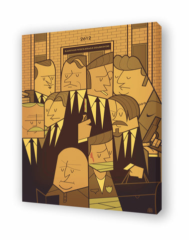 Tableau RESERVOIR DOGS par Ale Giorgini ArtAndToys