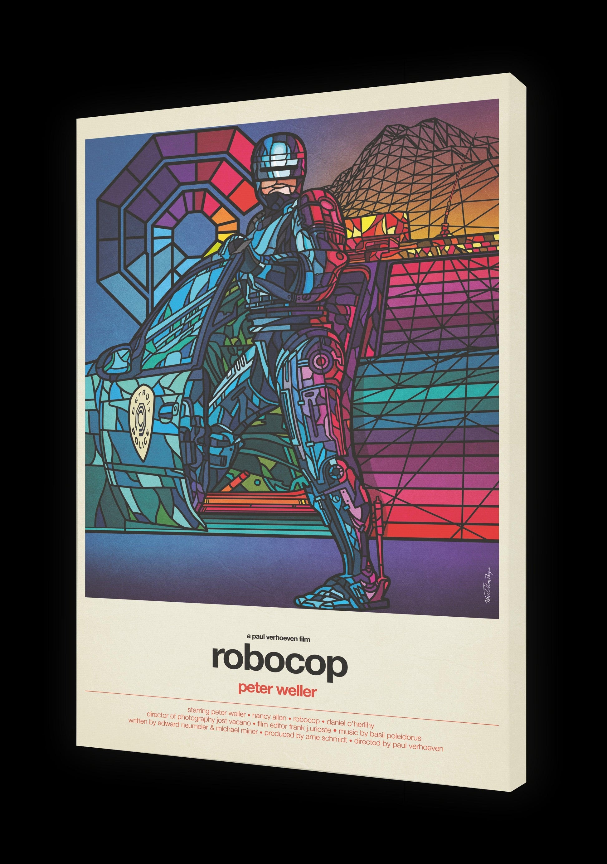 Tableau ROBOCOP Par VAN ORTON ArtAndToys