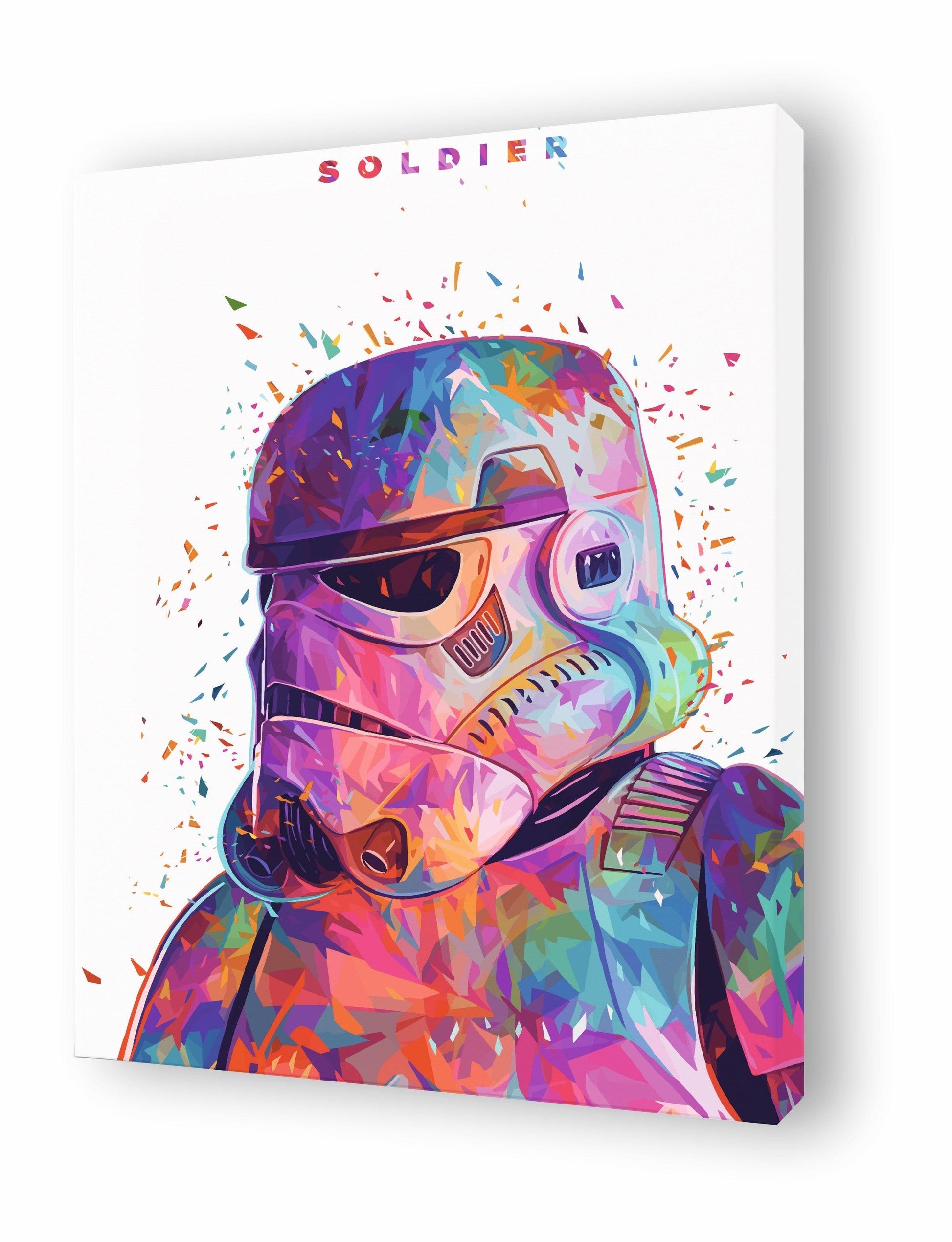 Tableau SOLDIER WHITE par Alessandro Pautasso ArtAndToys