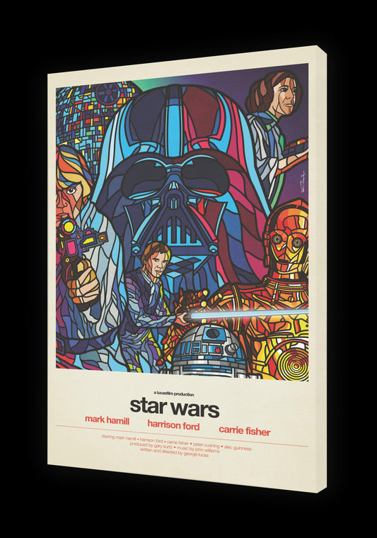 Tableau STAR WARS Par VAN ORTON ArtAndToys