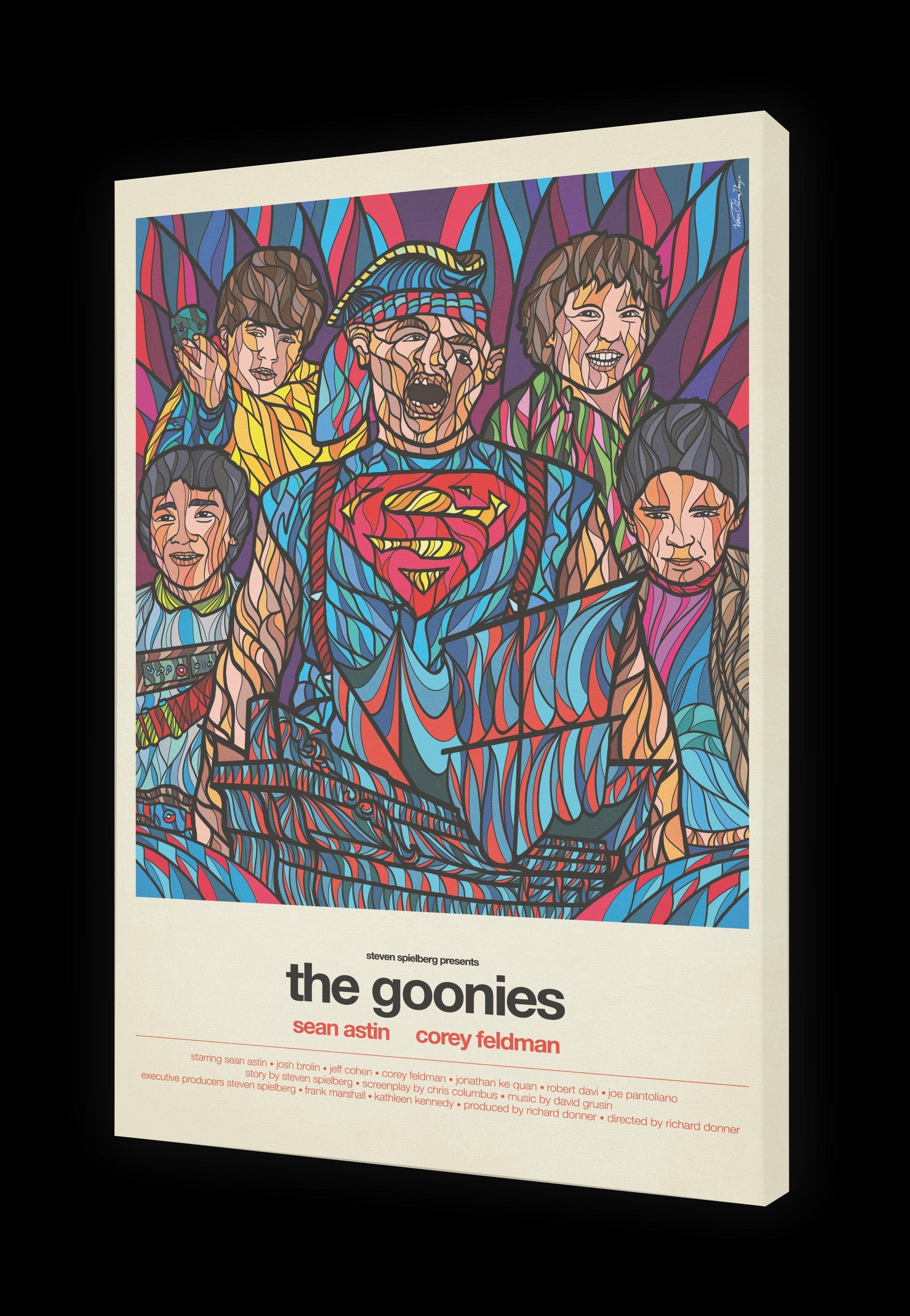 Tableau THE GOONIES Par VAN ORTON ArtAndToys