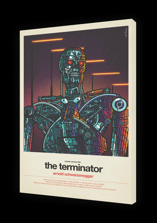 Tableau THE TERMINATOR Par VAN ORTON ArtAndToys