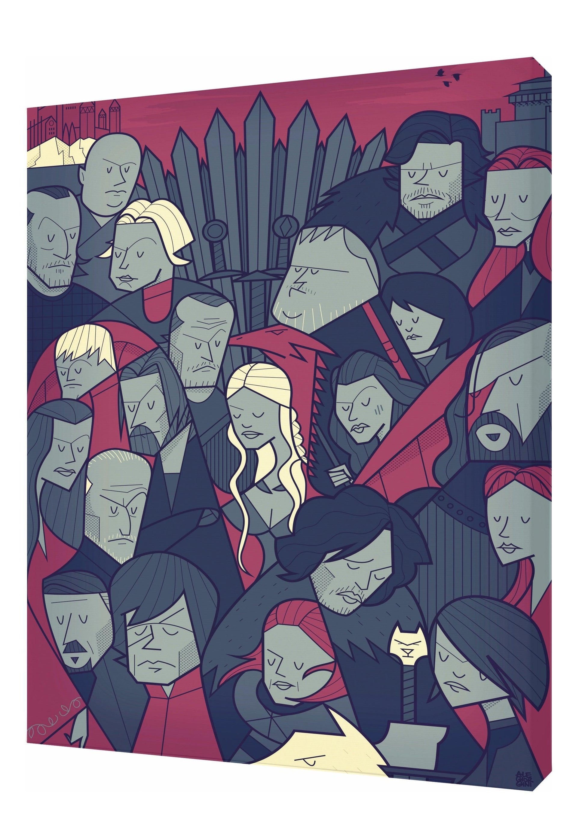 Tableau WINTER IS COMING par Ale Giorgini ArtAndToys