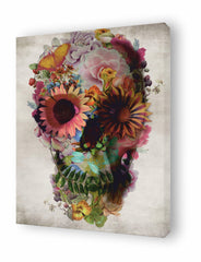 Tableau floral skull 2 par Ali Gulec ArtAndToys