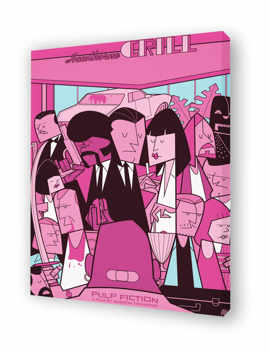 TableauPULP FICTION par Ale Giorgini ArtAndToys