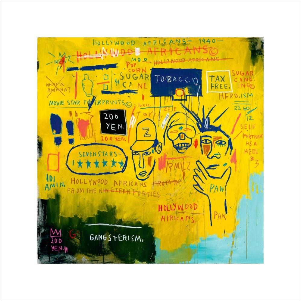 print Hollywood Africans  by Jean Michel Basquiat ArtAndToys