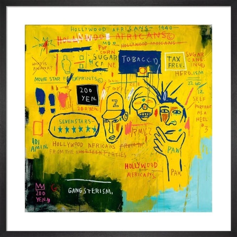 print Hollywood Africans  by Jean Michel Basquiat ArtAndToys