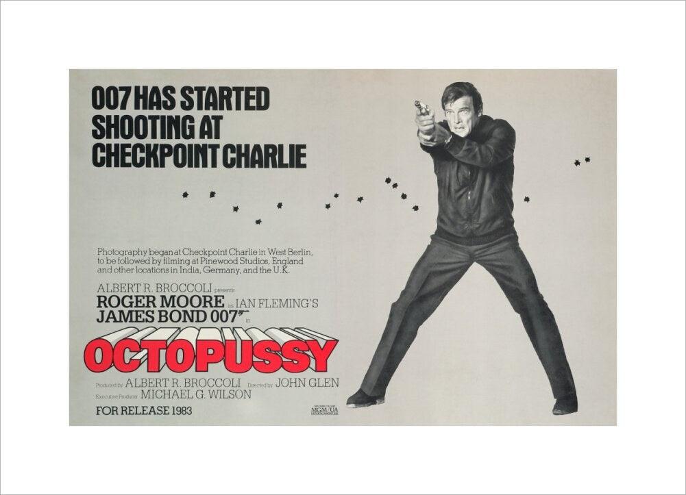print Octopussy , James Bond movie ArtAndToys