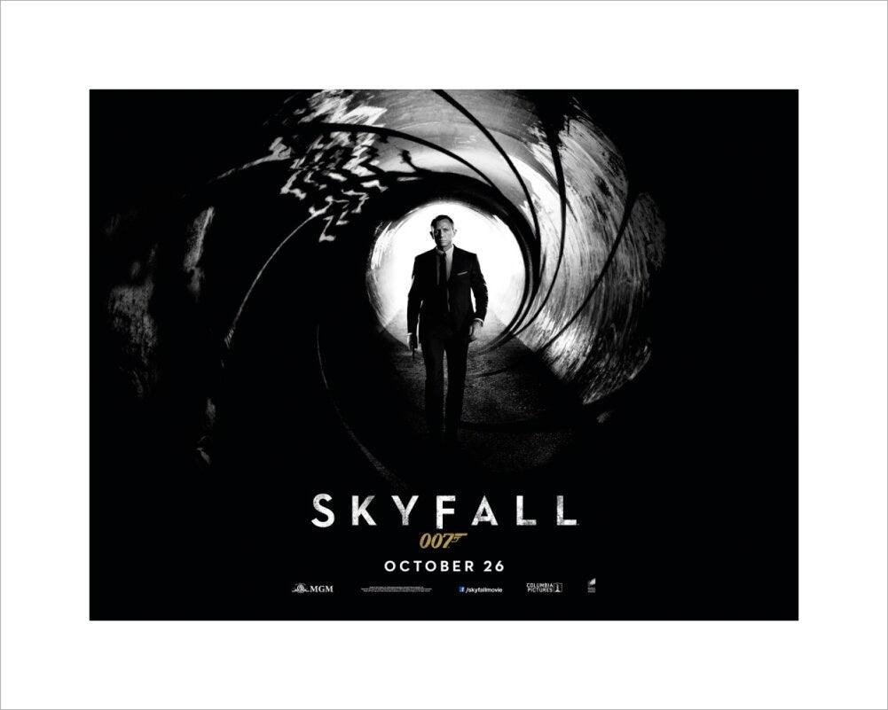 print Skyfall , James Bond movie ArtAndToys