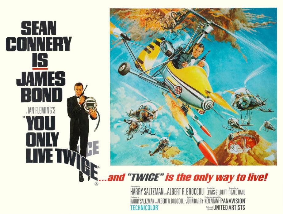 print You Only Live Twice , James Bond movie ArtAndToys