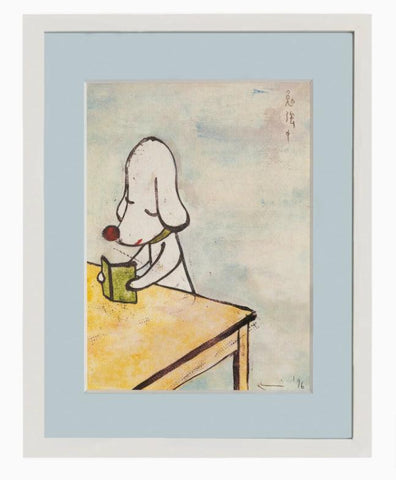 print dog with book by NARA [PREORDER] ArtAndToys